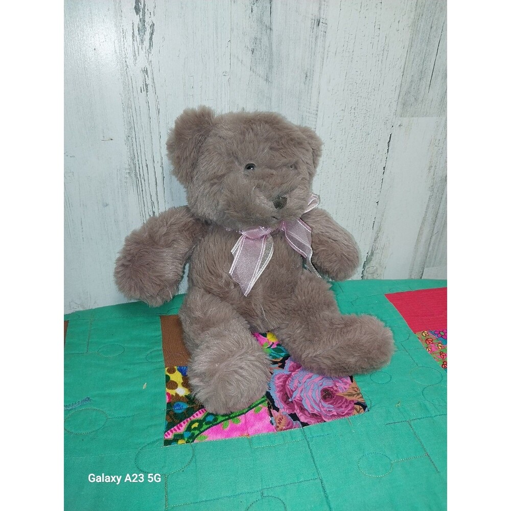 BURTON + BURTON Brown 12" EXTREMELY SOFT CUDDLY BEAR PLUSH STUFFED ANIMAL